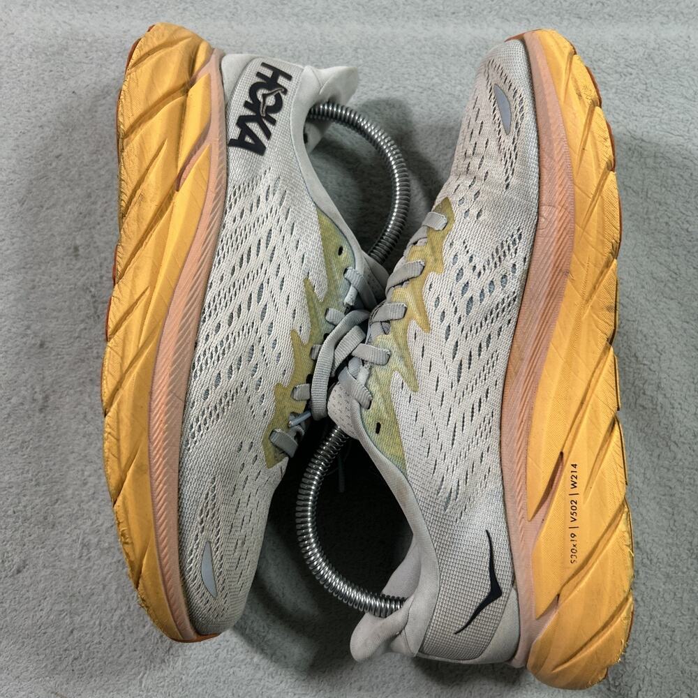 Hoka One One Clifton 8 Wide Shoes Womens 6.5 B Vibram Running Barefoot Trail Gym
